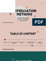 Depreciation Methods