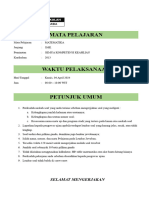 SAMPUL Mata Pelajaran