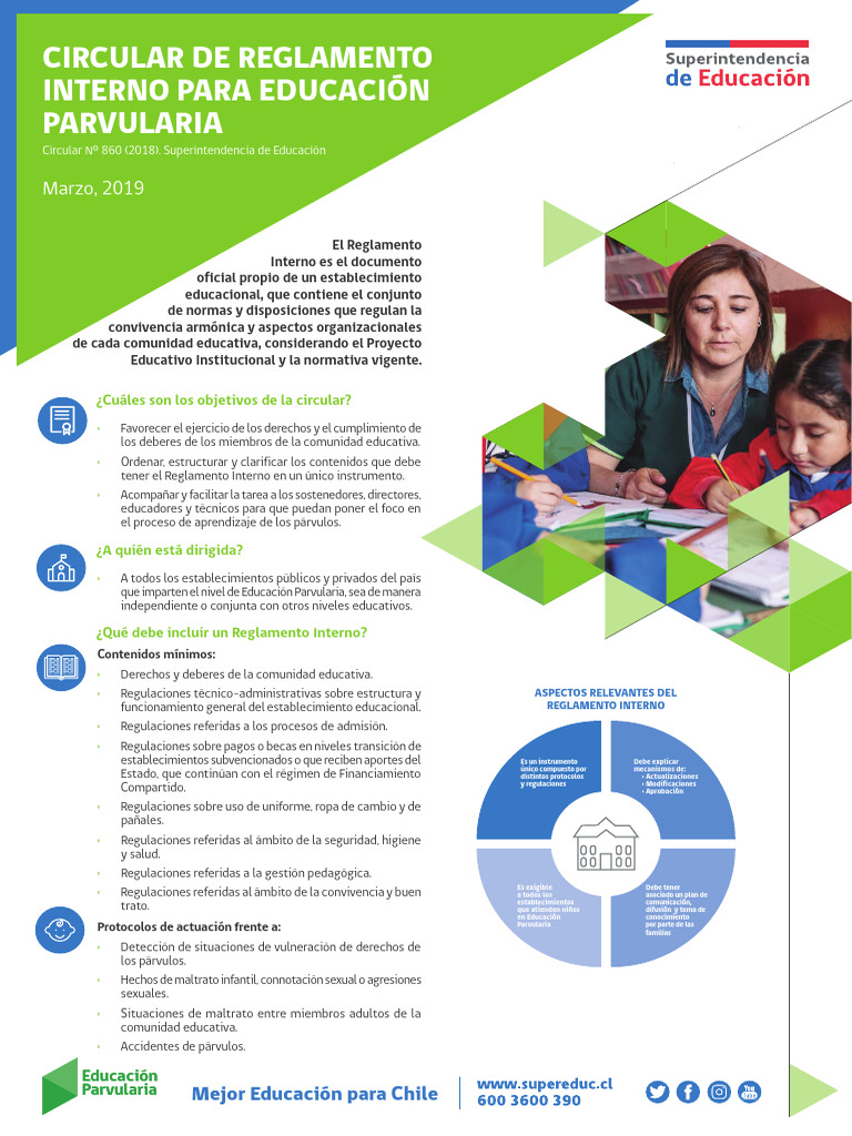 SUPEREDUC Reglamento Interno EP | PDF | Educación de la primera infancia