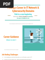 How To Begin - Cybersecurity Career Guidance