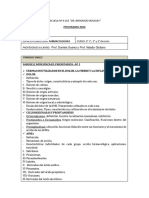 Programa Farmacología II 5° Año