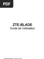 Download Zte Blade Guide de Lutilisateur by kmythe8644 SN72533024 doc pdf