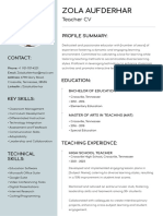 Sample CV 