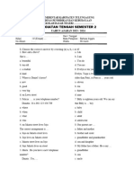 KTS Bahasa Inggris Kelas 4 Semester Ii