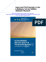 Download Eu Enlargement And Civil Society In The Western Balkans 1St Ed Edition Natasha Wunsch full chapter