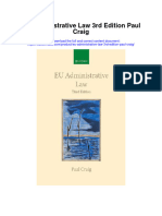 Eu Administrative Law 3Rd Edition Paul Craig Full Chapter