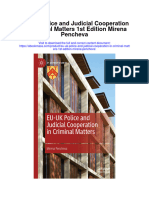 Download Eu Uk Police And Judicial Cooperation In Criminal Matters 1St Edition Mirena Pencheva full chapter