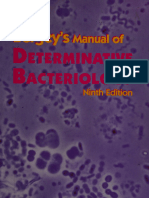 Bergey's Manual of Determinative Bacteriology Bergey, D H David