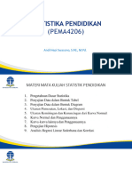 Statistika Pendidikan - Modul 1