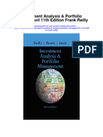 Investment Analysis Portfolio Management 11Th Edition Frank Reilly Full Chapter