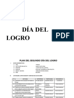 Plan Del Dia Del Logro 2023