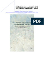 Download Eva Picardi On Language Analysis And History 1St Ed Edition Annalisa Coliva full chapter