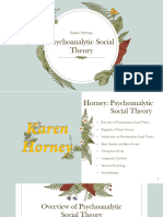 Horney-Psychoanalytic Social Theory-RAMAS, DM