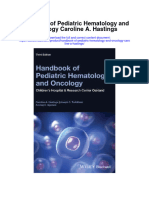 Handbook of Pediatric Hematology and Oncology Caroline A Hastings Full Chapter