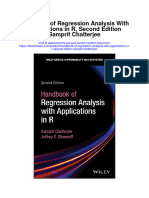 Handbook of Regression Analysis With Applications in R Second Edition Samprit Chatterjee Full Chapter