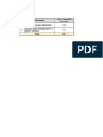 CALCULO de Demora de Los Materiales