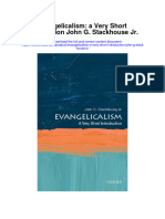 Evangelicalism A Very Short Introduction John G Stackhouse JR Full Chapter