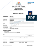 Durmuth Pry. School: Transfer Certificate