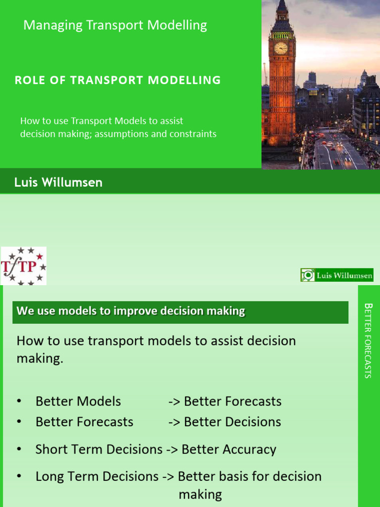 Transport Modelling for Decision Making | PDF | Forecasting | Accuracy ...