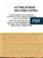 VÁRIAS TABLATURAS (ALGUMAS COM A CIFRA).pdf · versão 1