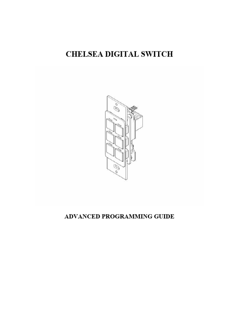 Chelsea AP Switch Programming Guide PDF | PDF | Switch | Relay