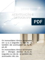 Acentuação e Ortografia