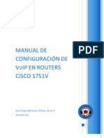 Manual de Configuracion de Voip en Routers Cisco 1751v