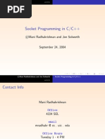 Socket Programming in C++