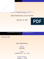 Socket Programming in C++