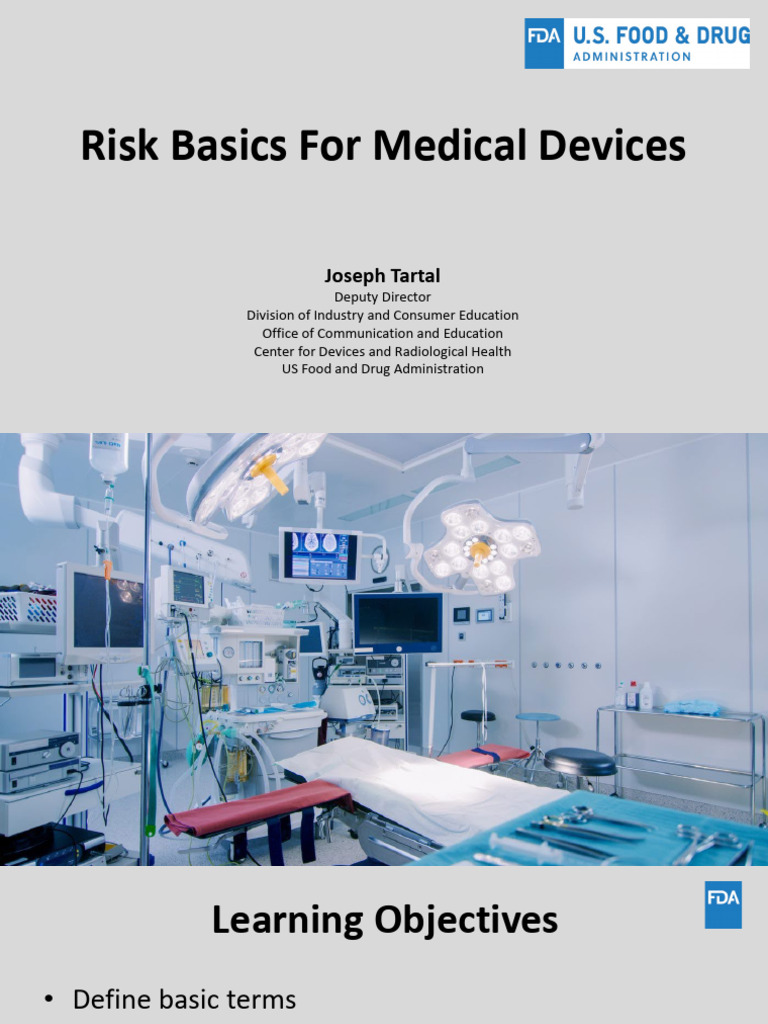 Understanding Risk in Medical Devices | PDF | Risk | Risk Management