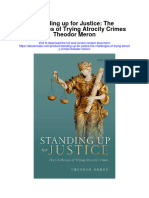 Standing Up For Justice The Challenges of Trying Atrocity Crimes Theodor Meron All Chapter