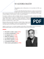 Biografia de Ciro Alegria Bazan