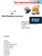 Mind Reading PPT Sreeja