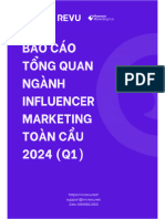 Báo Cáo Tổng Quan Ngành Influencer Marketing Toàn Cầu 2024 (Q1)