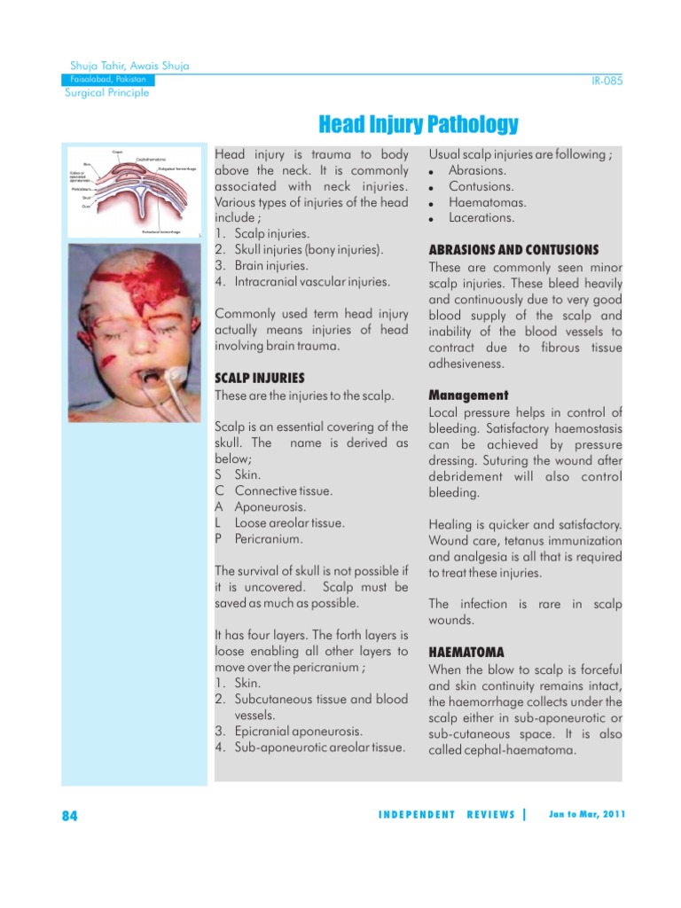 Types and Management of Head Injuries | PDF | Traumatic Brain Injury ...