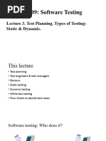 Lecture 3 Test Planning