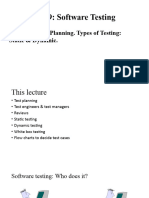 Lecture 3 Test Planning