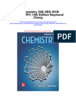 Ise Chemistry Ise Hed WCB Chemistry 14Th Edition Raymond Chang Full Chapter