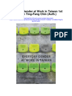 Everyday Gender at Work in Taiwan 1St Edition Ting Fang Chin Auth Full Chapter