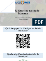 Aula 1- Papel Da Nutrição Na Saúde Humana_80a070245ff6180e542d9c7821327cca