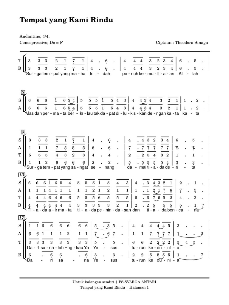 Tempat Yang Kami Rindu | PDF