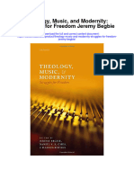 Theology Music and Modernity Struggles For Freedom Jeremy Begbie Full Chapter
