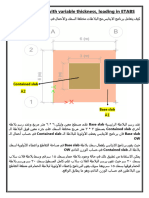 Modeling Slabs With Variable Thickness, Loading