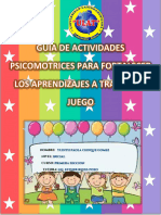 Guia de Actividades Psicomotrices