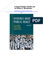 Evidence Based Public Health 3Rd Edition Ross C Brownson Full Chapter