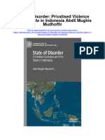 Download State Of Disorder Privatised Violence And The State In Indonesia Abdil Mughis Mudhoffir all chapter