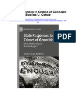 State Responses To Crimes of Genocide Ewelina U Ochab All Chapter