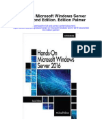 Hands On Microsoft Windows Server 2016 Second Edition Edition Palmer Full Chapter