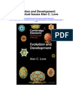 Evolution and Development Conceptual Issues Alan C Love Full Chapter