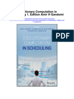Evolutionary Computation in Scheduling 1 Edition Amir H Gandomi Full Chapter